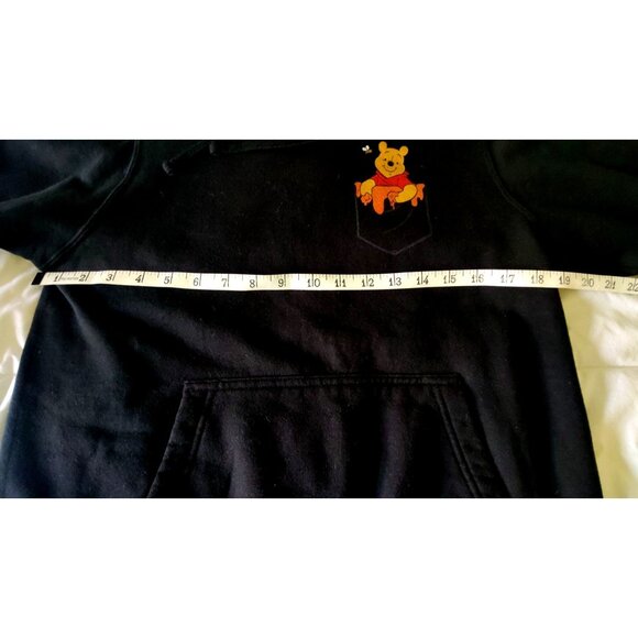 Disney Women's Size Small Black Winnie The Pooh Hoodie Sweatshirt - Picture 12 of 16